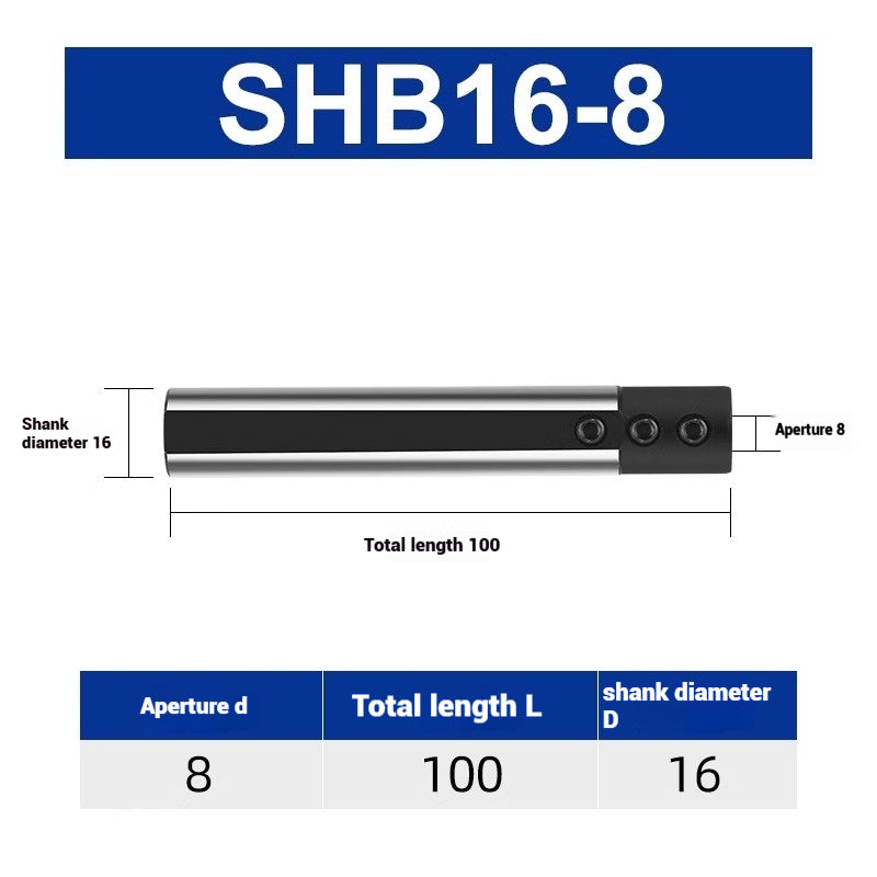 1130-MUR Small Bore Bore Cutter Small Bore Boring Bar Integral Tungsten Carbide SBUR6 90 Degree Flat Bottom Small Bore Bore Cutter Shandong Denso Pricision Tools Co.,Ltd.